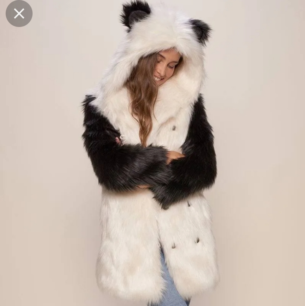 Spirithoods Limited Edition Panda Faux Fur Coat